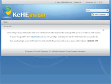 Tablet Screenshot of keheinsider.com